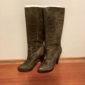 Rustic Tall FRYE Harlow Boot 7.5